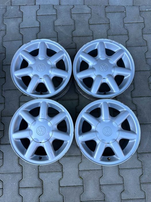 4x100 6j x 14" et45 VW OE Polo golf 3 alufelgi komplet