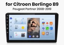 Rádio 9" android Citroen Berlingo e peugeot CARPLAY WIFI GPS 2/32GB