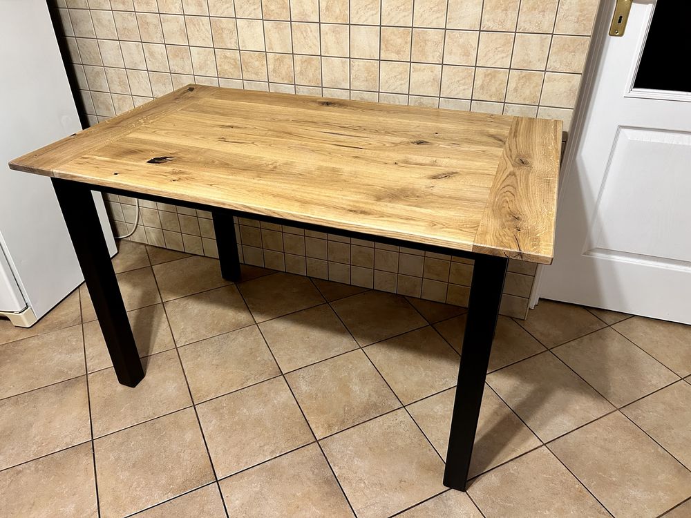 Stół debowy w stylu Loft