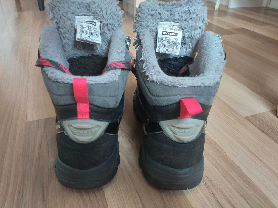 Buty turystyczne damskie Quechua SH500 mountain Mid wodoodporne
