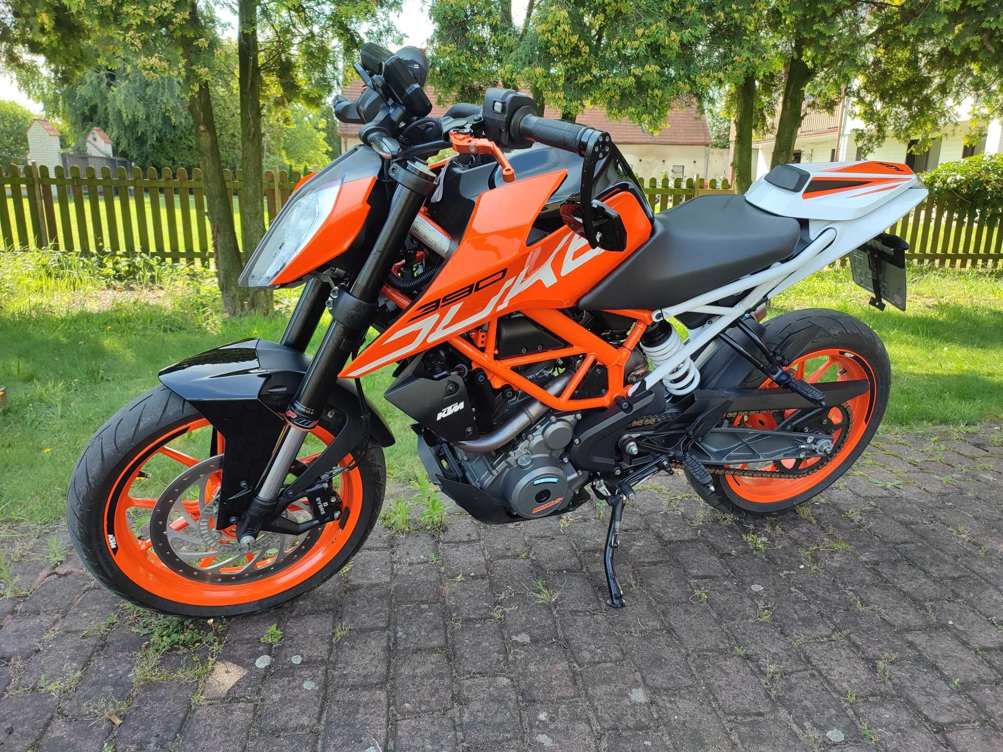 KTM DUKE 390, 2019 rok, Perfekcyjny stan, Dużo dodatków