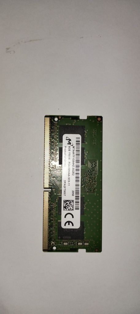Оперативная память 8 ГБ, DDR4, для ноутбуков, Micron (3200 МГц, 1.2 В,