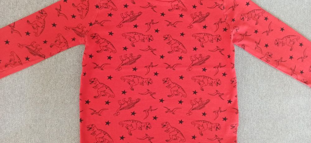 Komplet Bluza + Bluzka Sinsay Motyw Dinozaury Dla Chłopca R. 98/104cm