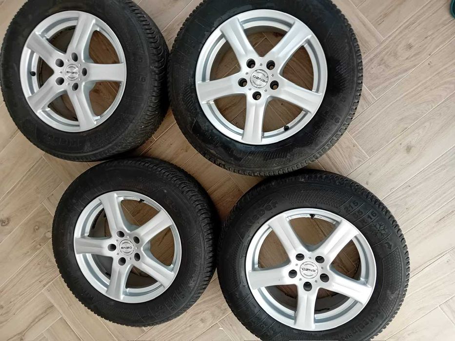 Koła VW Tiguan 16 cali opony zimowe Kleber 215/65R16 6,5mm Felgi ENZO