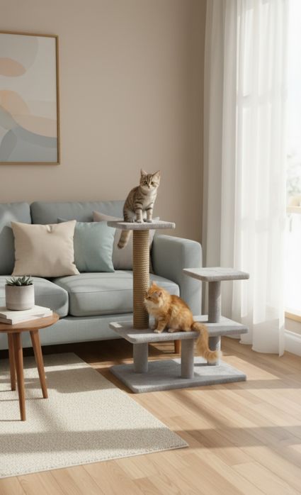 Duży stabilny drapaka dla kota.