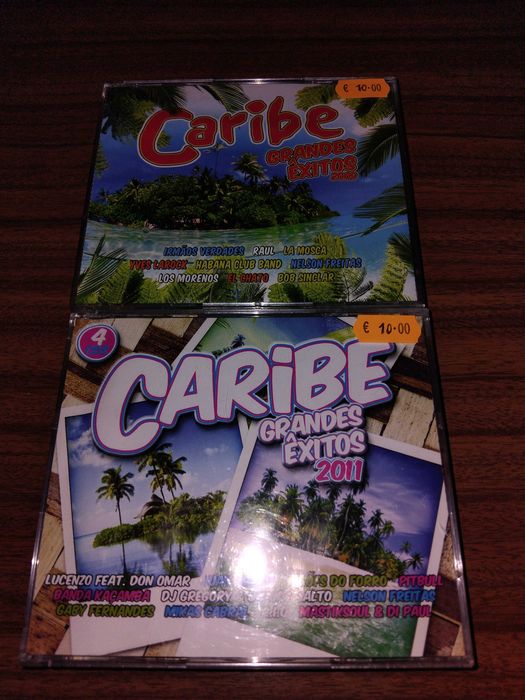 Música em Cd Colectâneas de Caribe (4 CD).