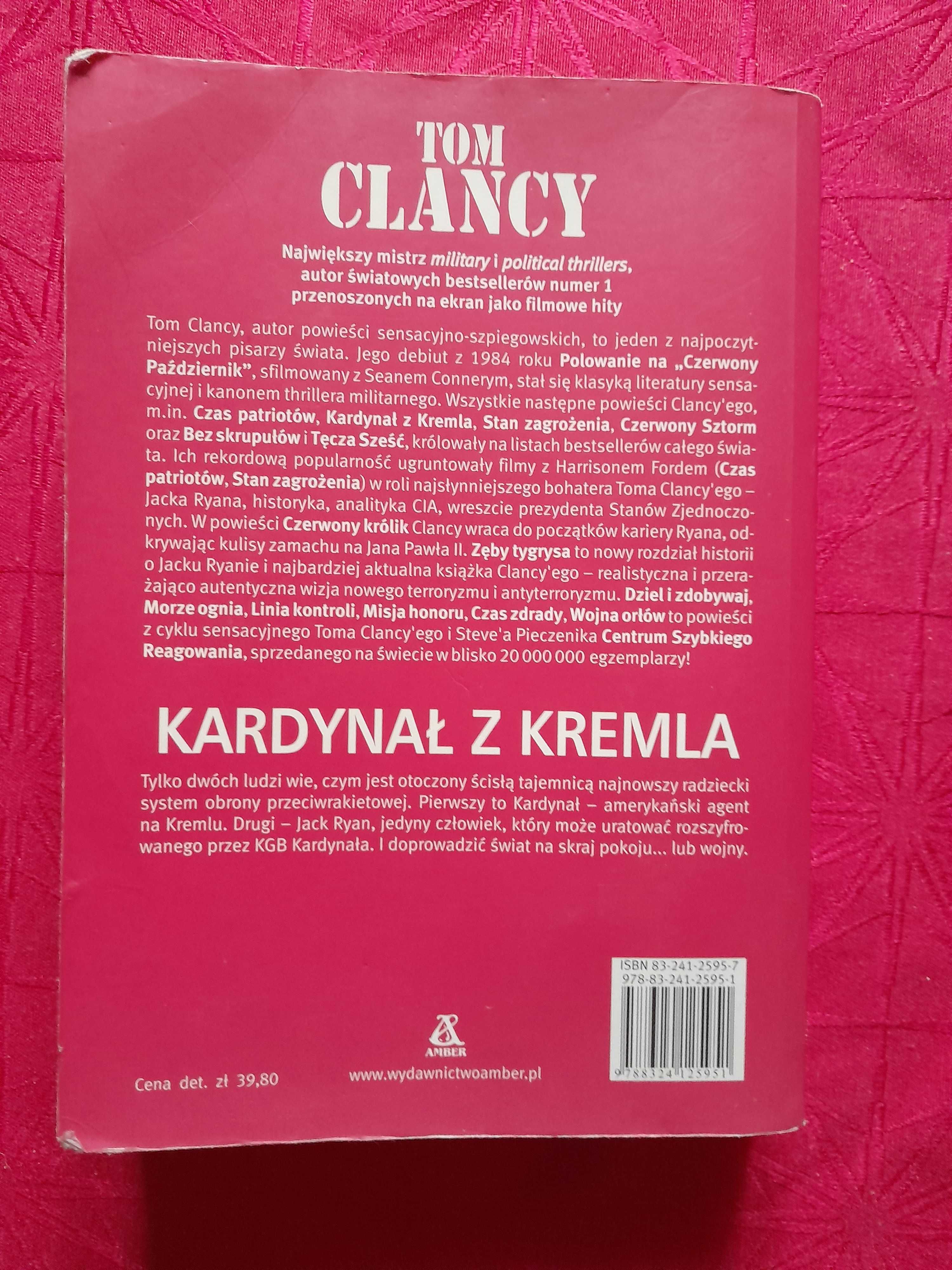 "Kardynał z Kremla", Tom Clancy