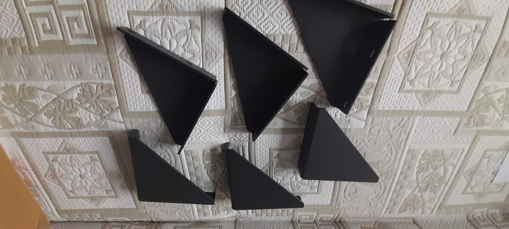 Wspornik kątownik aluminiowy 6 szt antracyt nieużywany