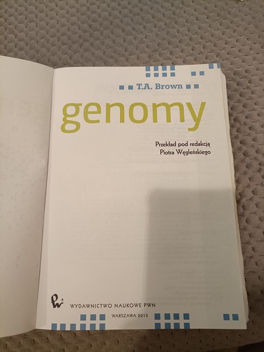 Książka Genomy T.A. PWN