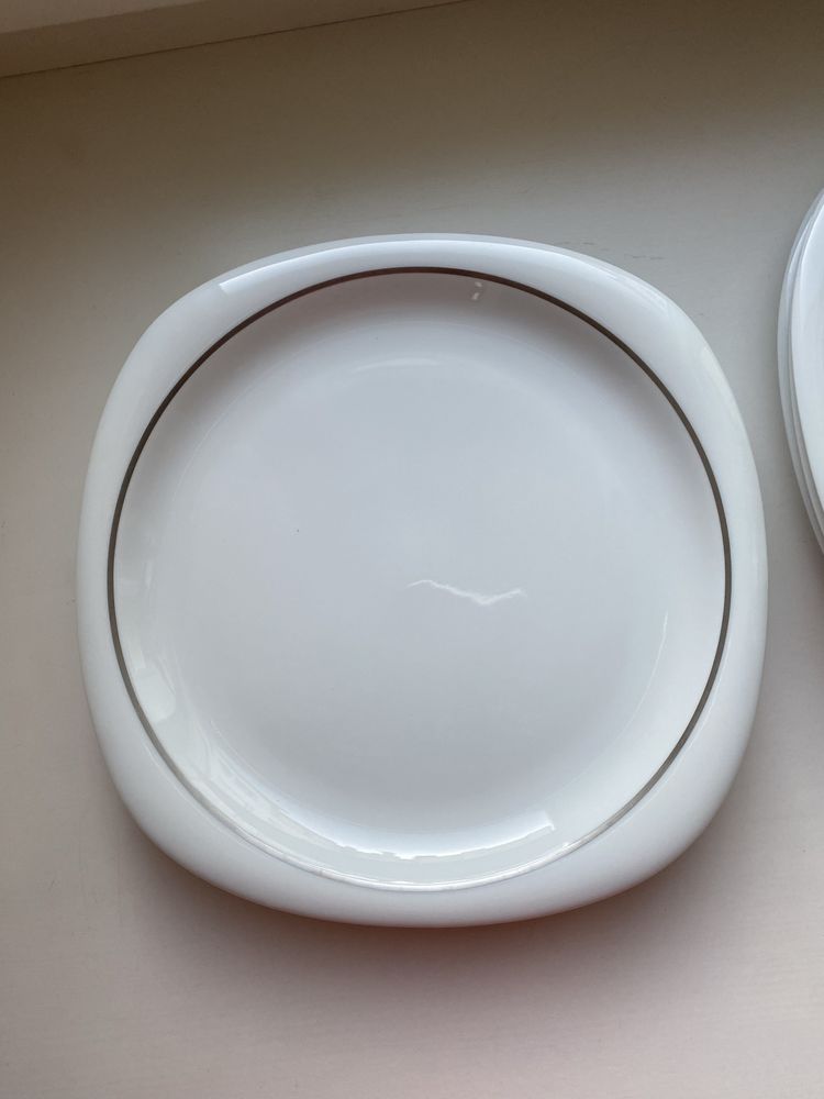 Rosenthal Suomi Lanka Platinium serwis obiadowy 6 osób biała porcelana