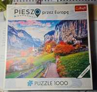 Puzzle 1000 elementów Trefl Pieszo przez Europę: Szwajcaria
