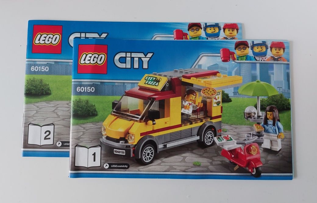 Lego city Foodtruck z pizzą