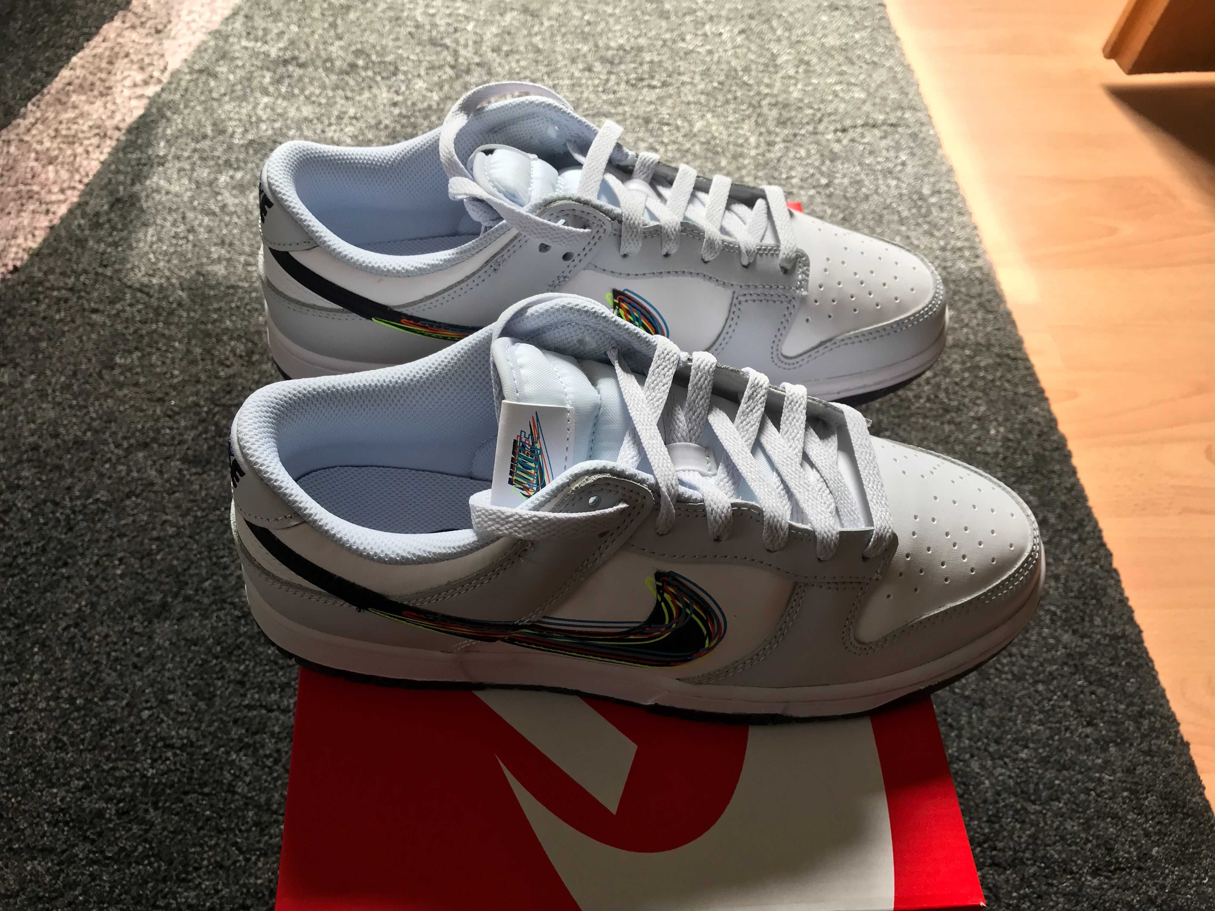 Nowe Nike Dunk Low 3D Swoosh r.44 (10 US)