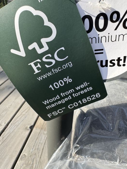 Piekny zestaw ogrodowy wypoczynkowh Oddesund 4,5 miejscowy szary