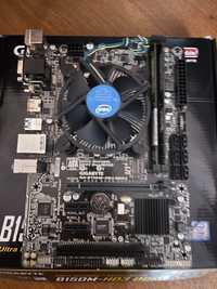 Gigabyte b150m-hd3-ddr3 + Intel pentium g4400 + ram