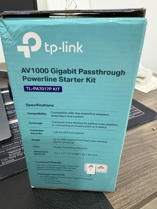 Powerline TP-Link TL-PA7071P Starter Kit