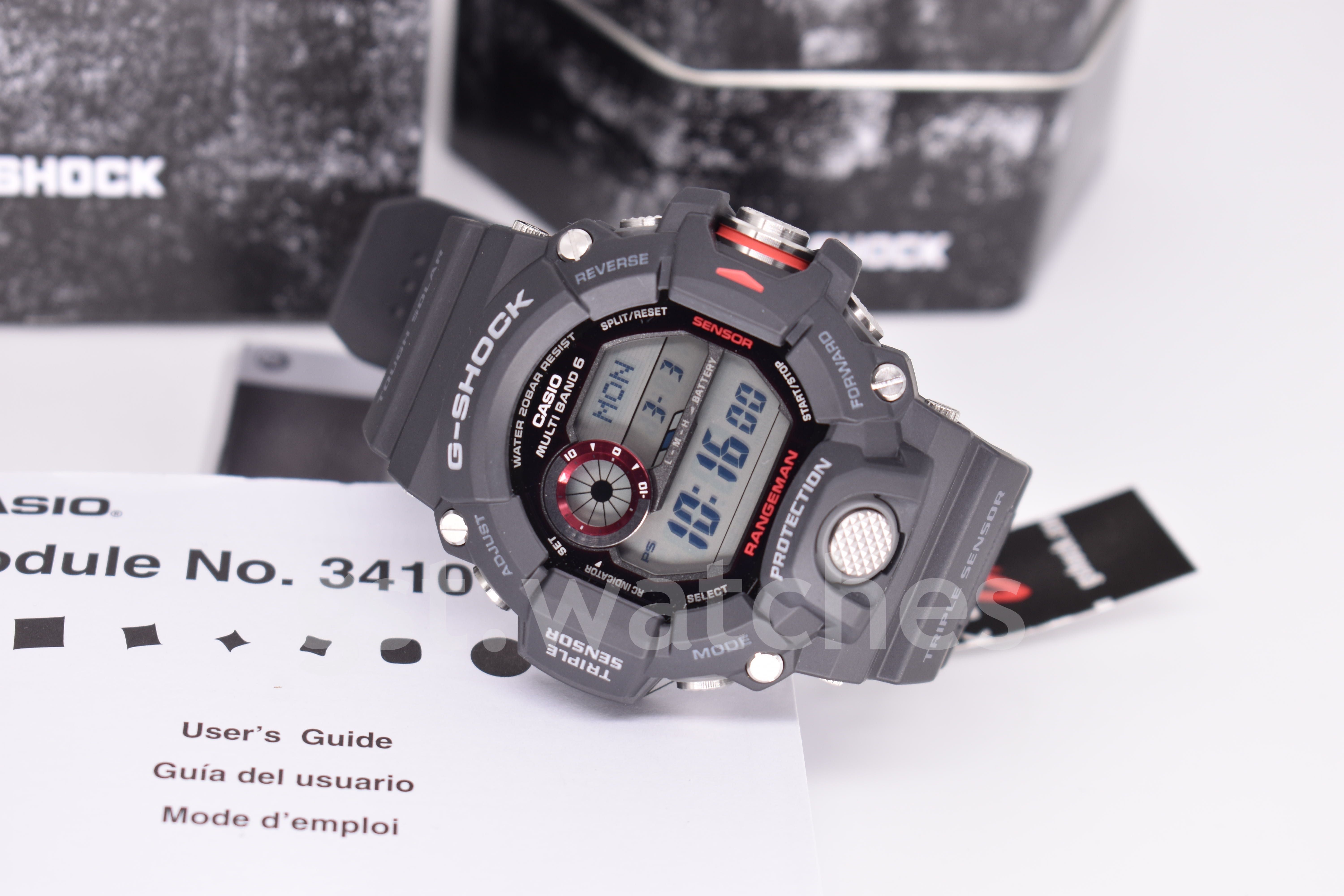 Casio G-Shock GW-9400-1 NEW ORIGINAL | Solar | Triple Sensor