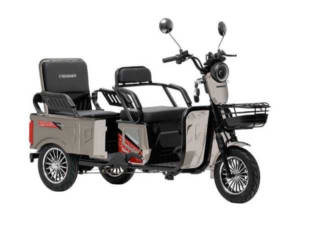 Електроскутер CROSSER Transit TR-5 (800W 72V 20AH) - Сірий