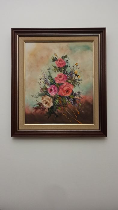 Pintura a óleo antiga