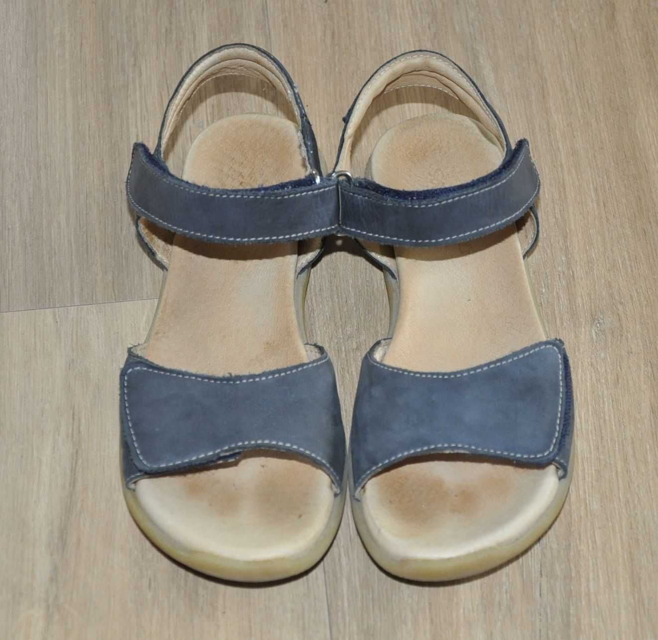 Sandały Sabalin R.32 skórzane, super sandałki na rzepy, Jak Superfit