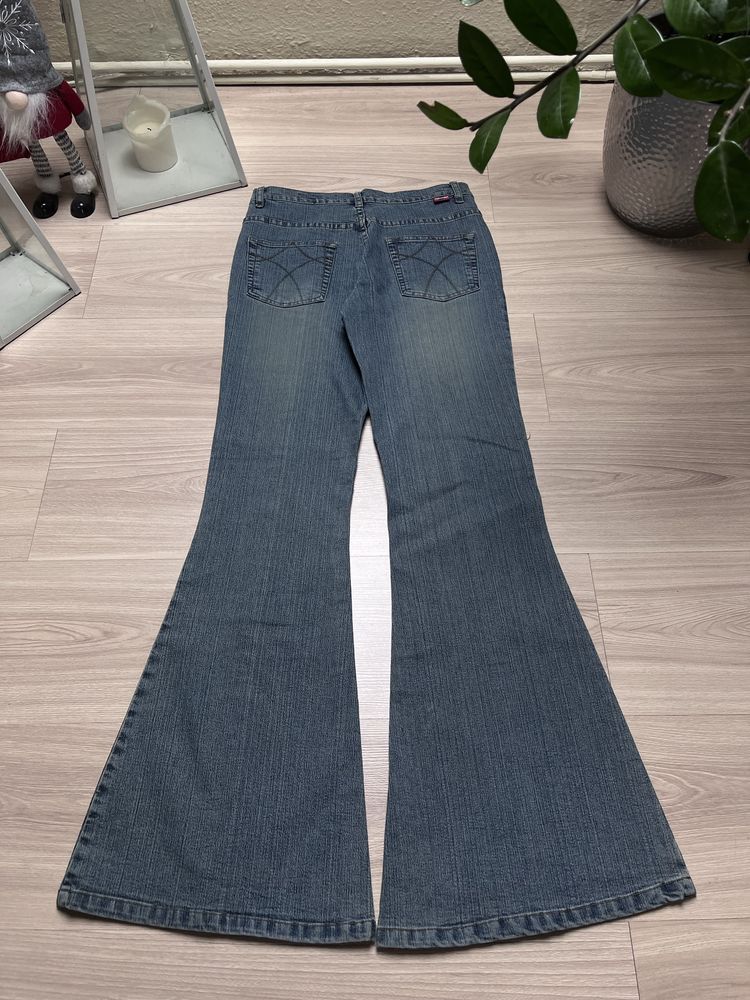 spodnie dzwony swag drip flared