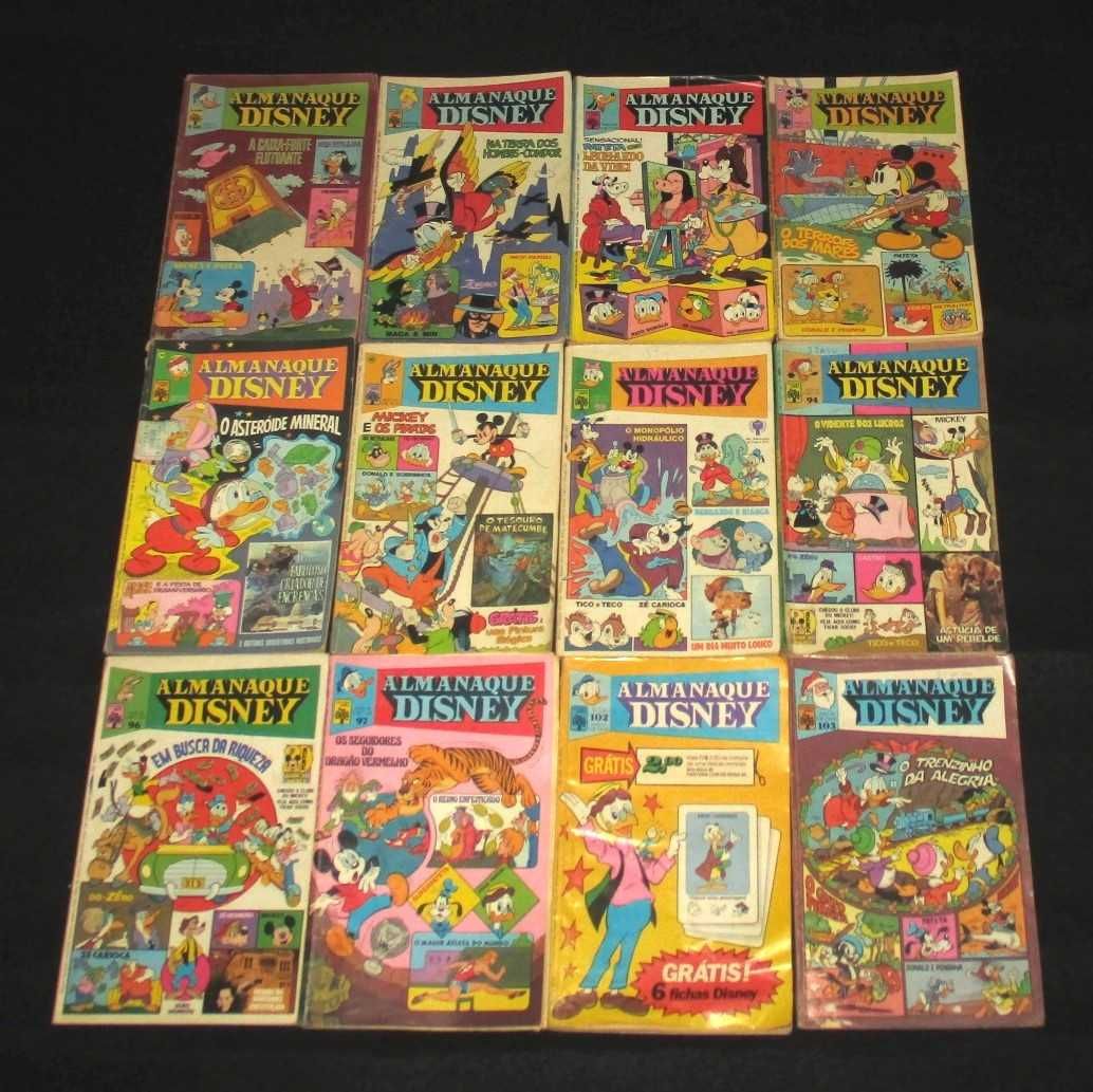 Livros BD Almanaque Disney Abril Br 1975 a 1987