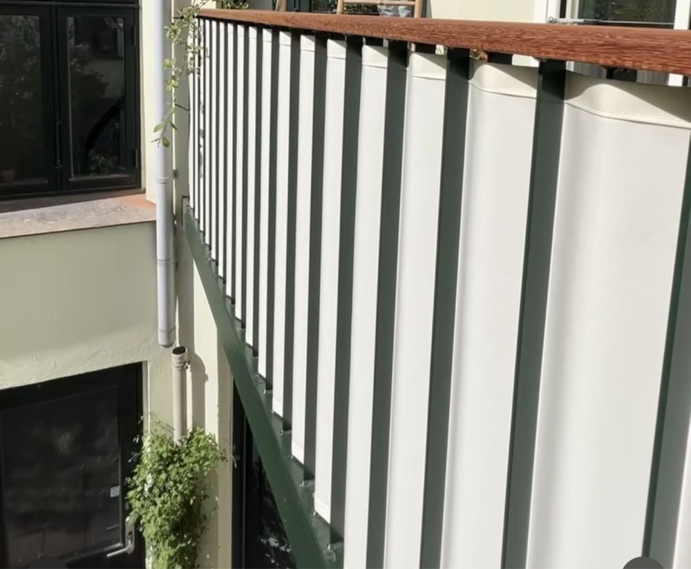 Osłona balkonowa odporna na warunki atmosferyczne