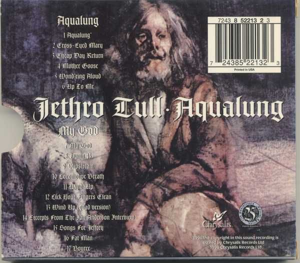 JETHRO TULL -AQUALUNG- CD -(25th ASE) płyta używana ,stan b.dobry