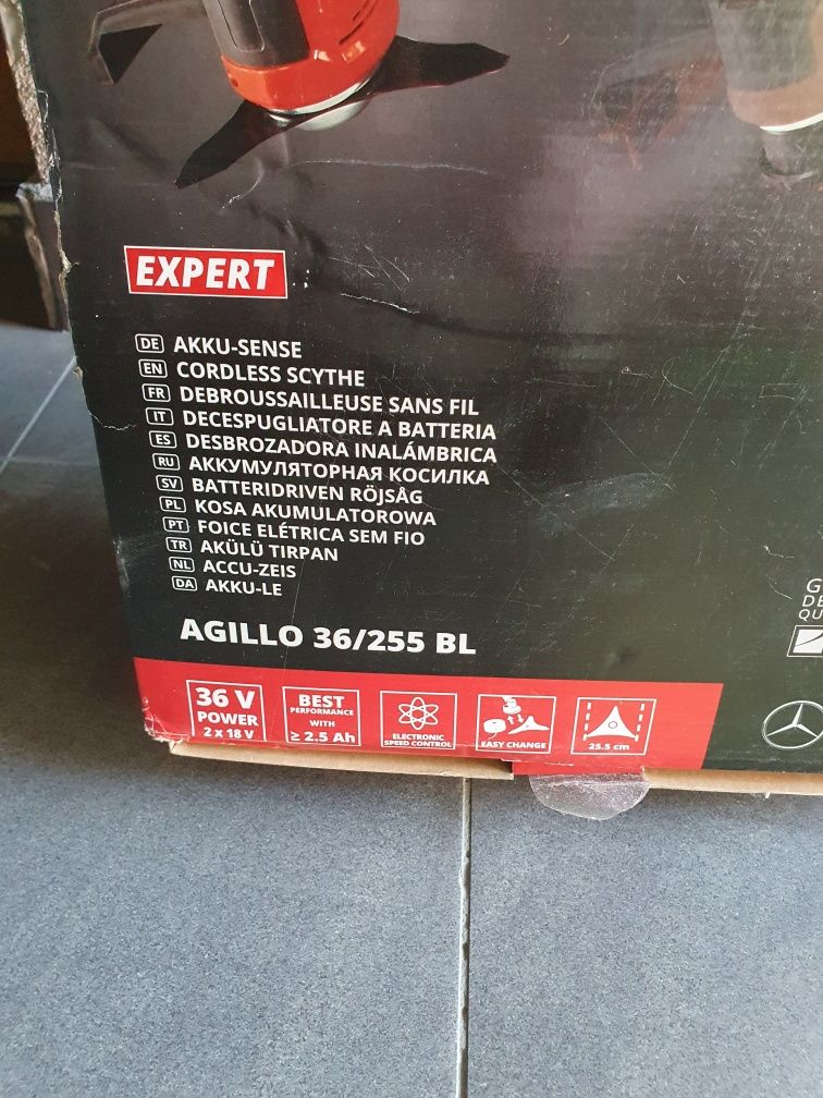 Kosa akumulatorowa Einhell 193 cm Agillo 36/255 BL-Solo