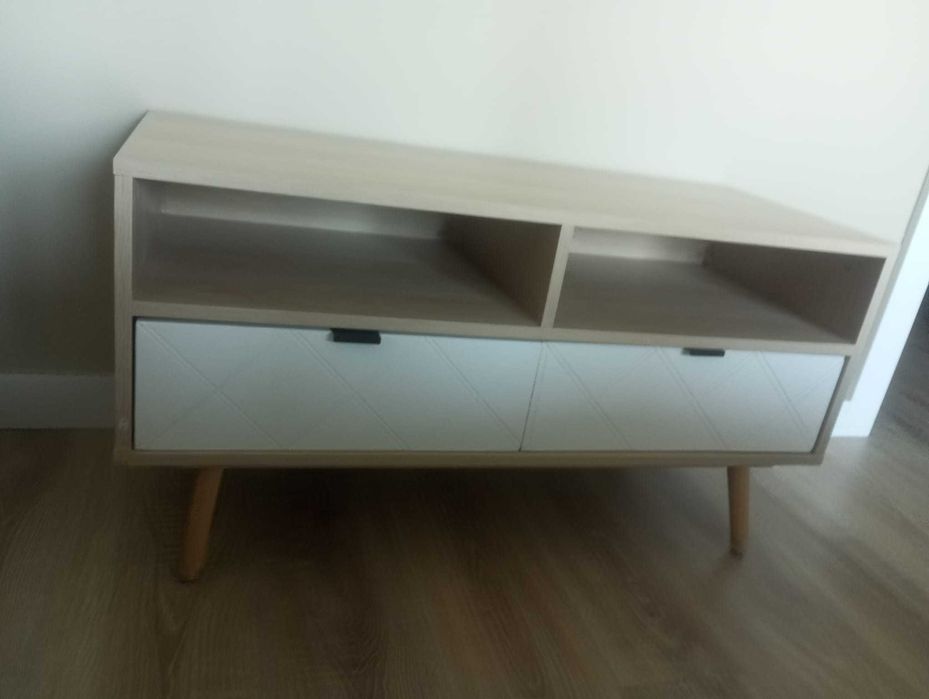 Conjunto de 2 aparadores carvalho e branco novos ou em separado