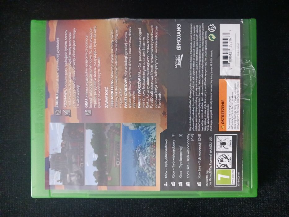 Minecraft gra na xbox