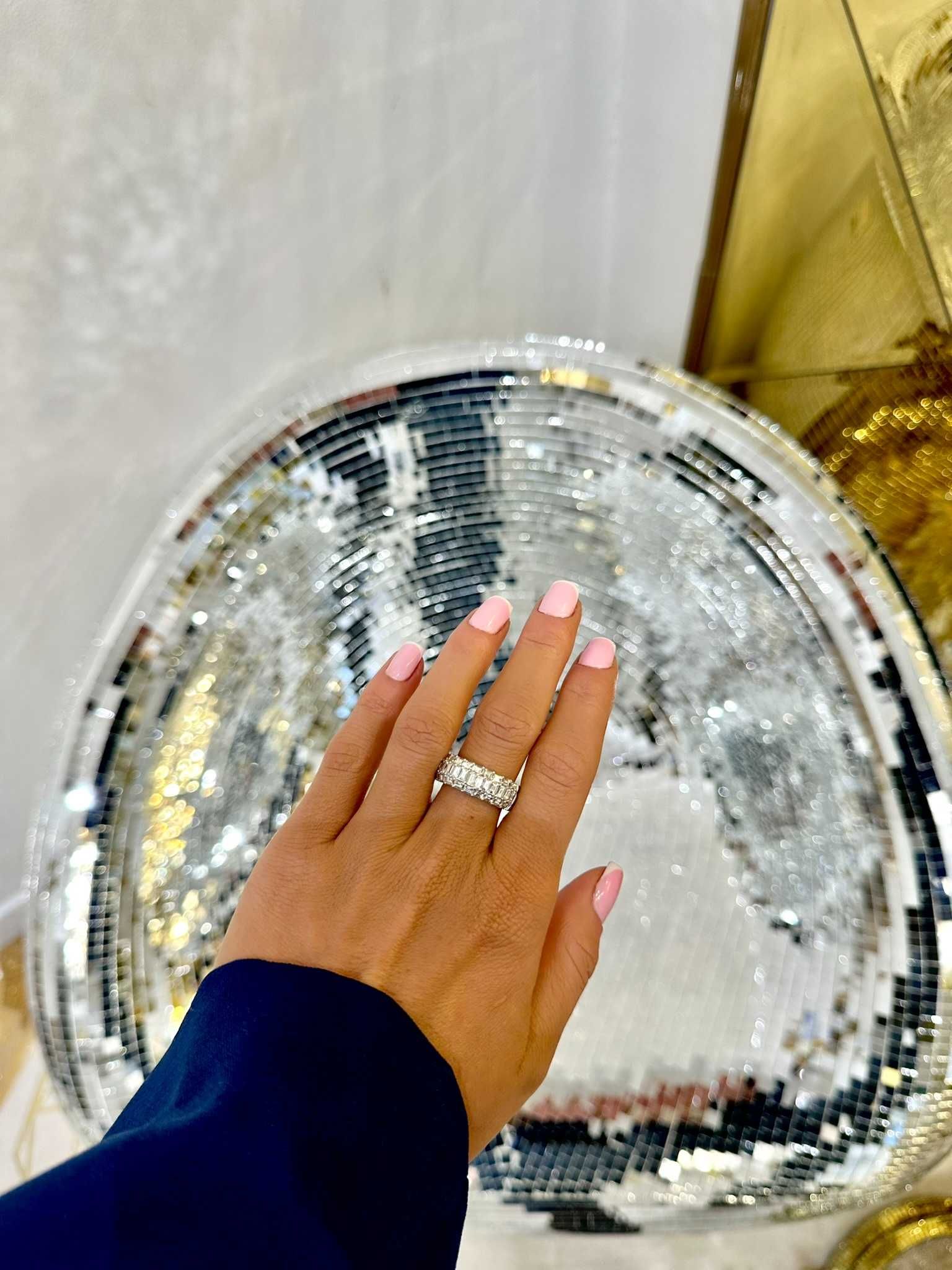 Pierścionek obrączka z diamentami naturalnymi 2.40 Ct