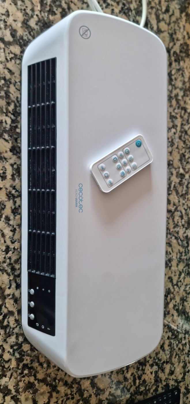 Aquecedor cerâmico de parede Cecotec Ready Warm, igual a Novo