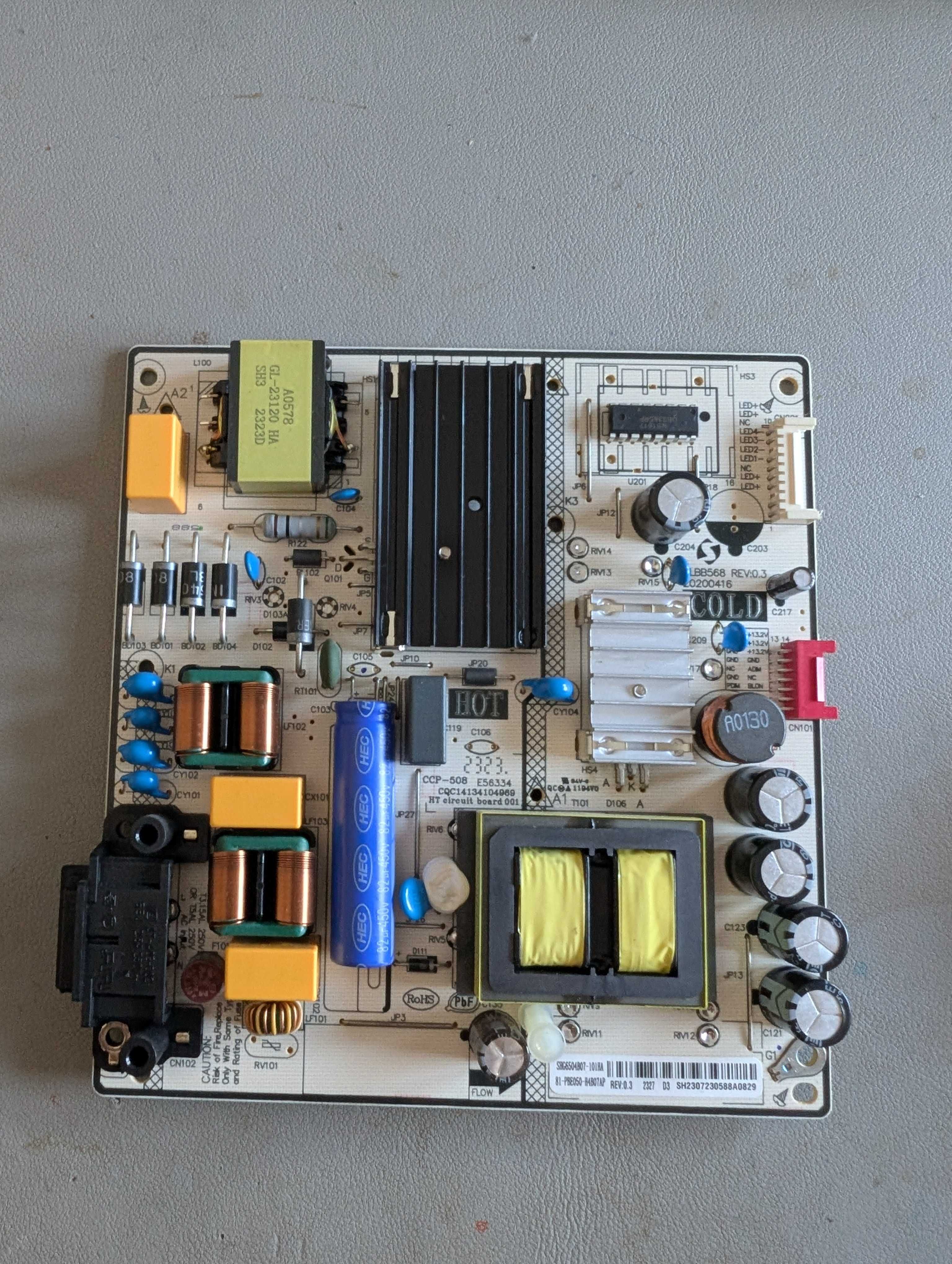 Fonte de alimentação de TV LG 50ur73006LA