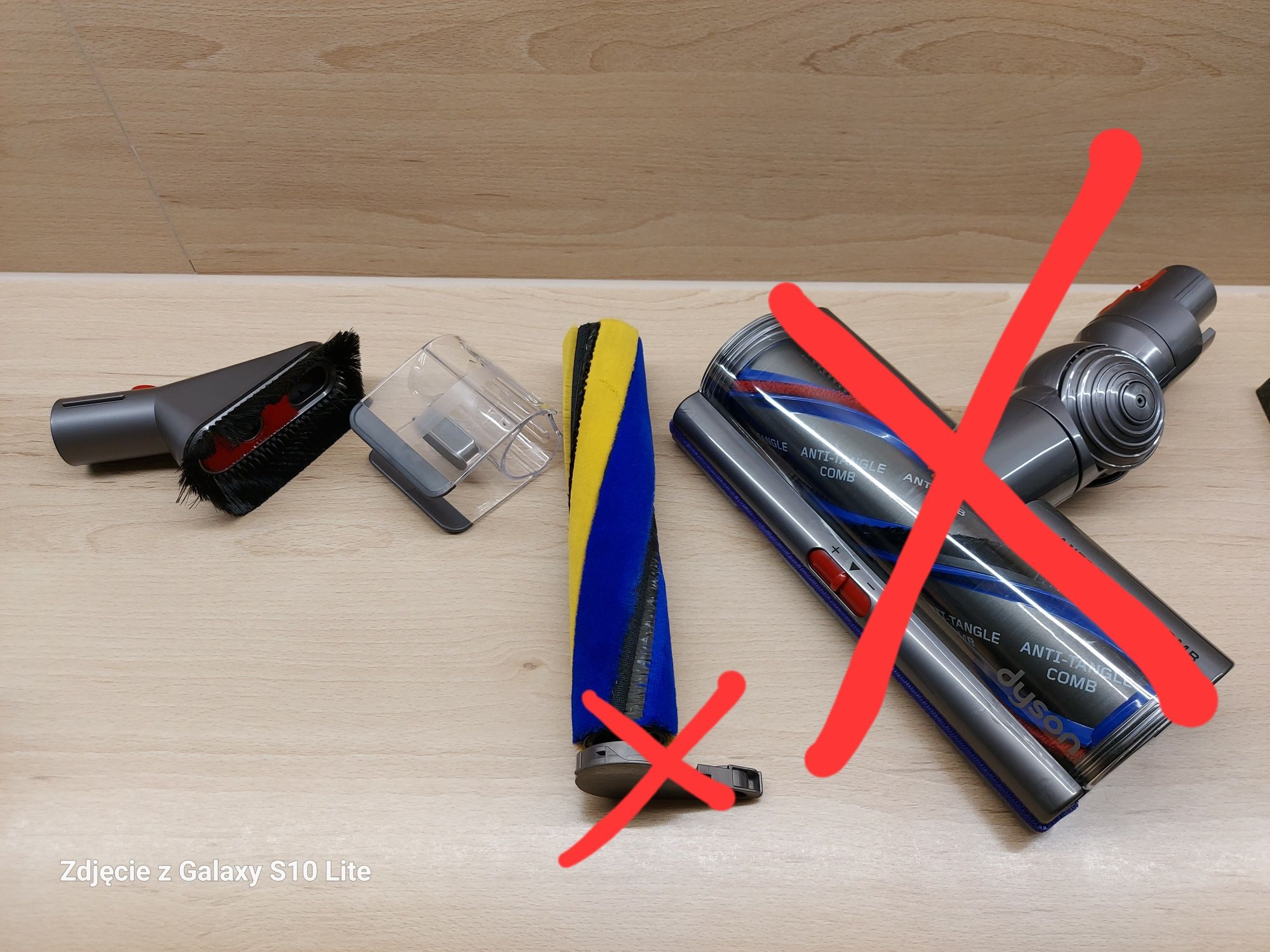 DYSON v15 - szczotki, końcówki, elementy NOWE