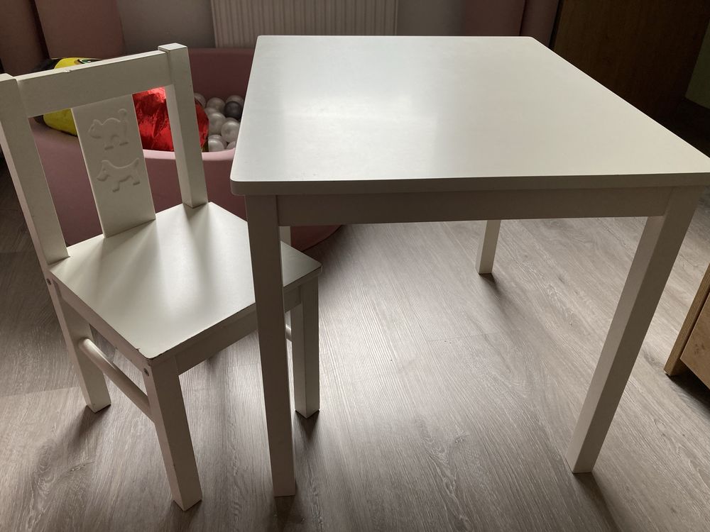 Ikea KRITTER stolik i krzeselko