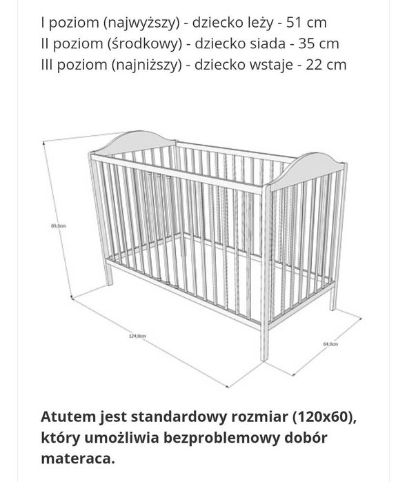 Łóżeczko dziecięce i wyposażenie