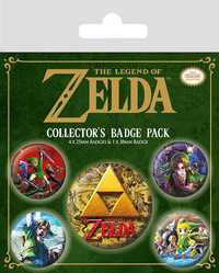 Przypinka gamingowa The Legend of Zelda Zestaw Nintendo