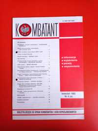 Kombatant, biuletyn, nr 4/1993, kwiecień 1993