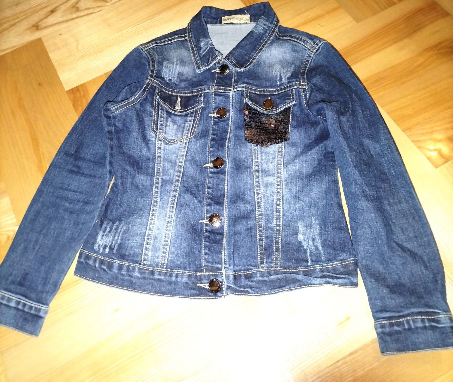 Bluza dziewczęca jeansowa