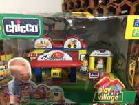 Brinquedo chicco play village car wash
