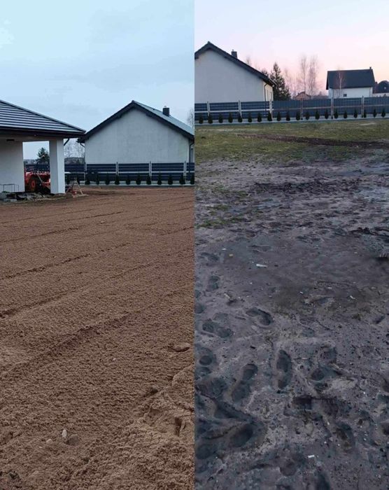 Nawodnienie, karczowanie, ,czyszczenie działki, glebogryzarka rolka