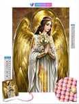 Haft diamentowy ANIOŁ STRÓŻ mozaika diamentowa Diamond painting do WYK