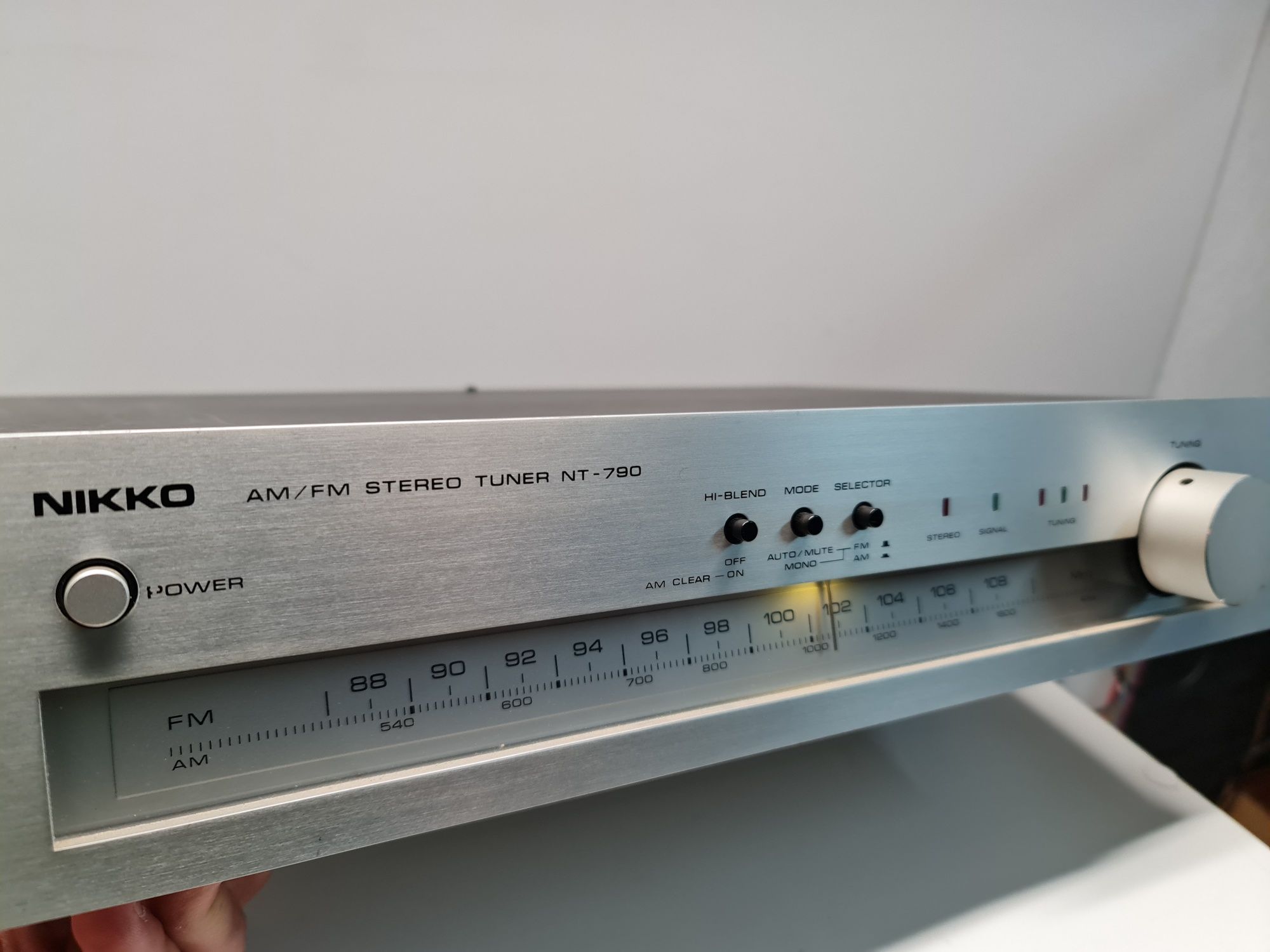 Nikko NT-790 tuner radio vintage