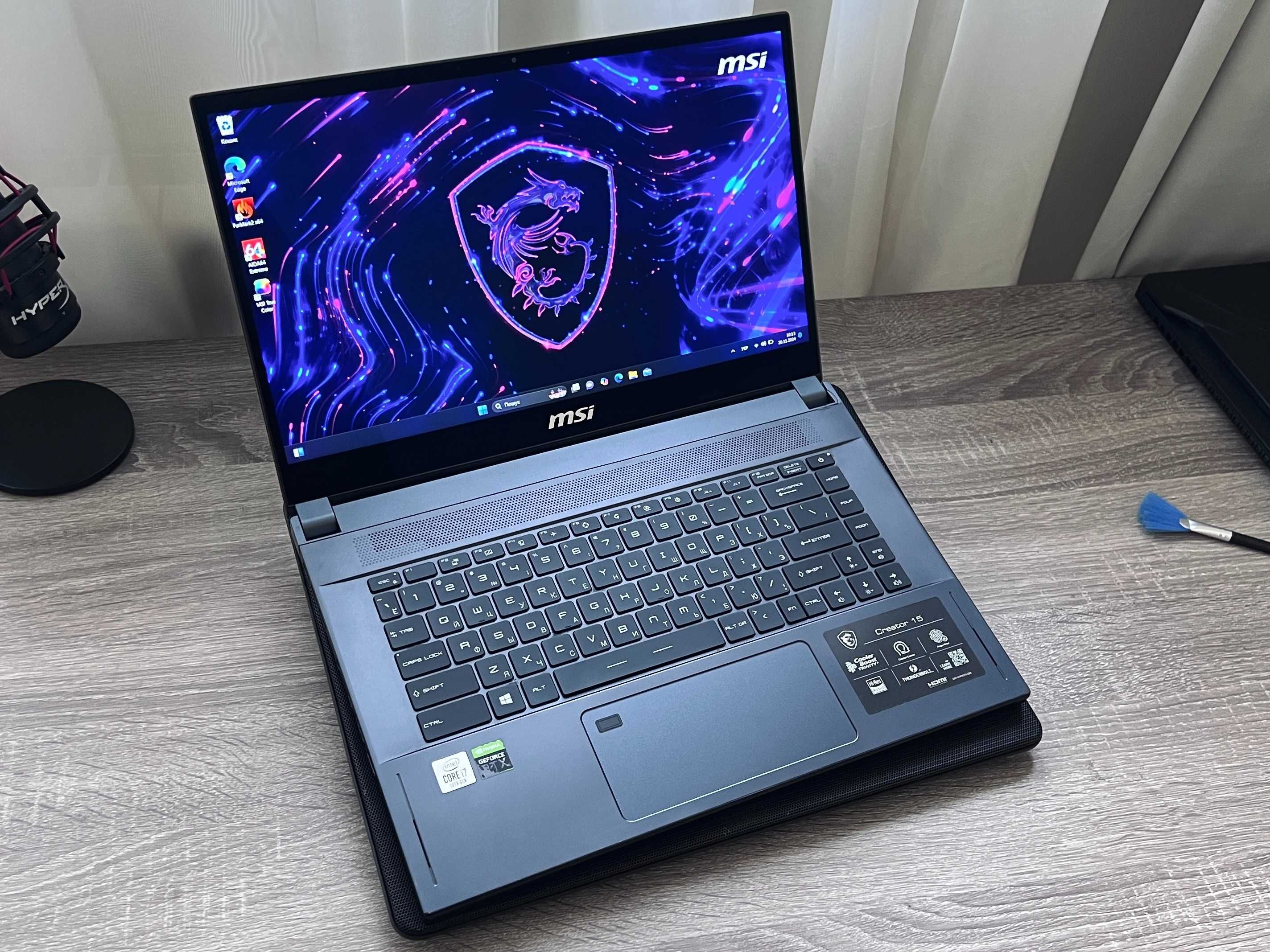 RTX Сенсорный! Игровой ноутбук Msi Creator 15 (2060 ,3050 ,3060)