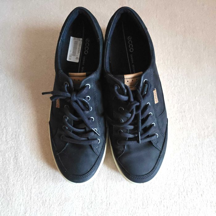 Buty męskie *Ecco* Soft 7 czarne roz. 45