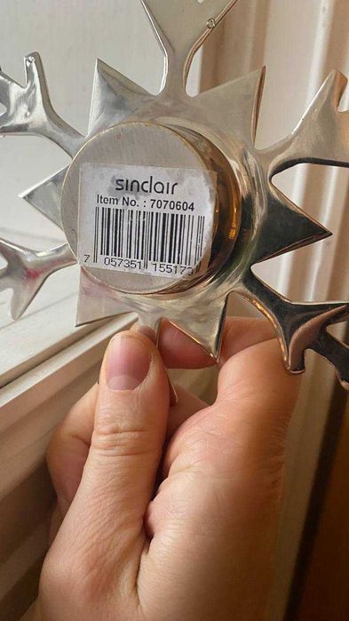 Подсвечник для чайной свечи Снежинка