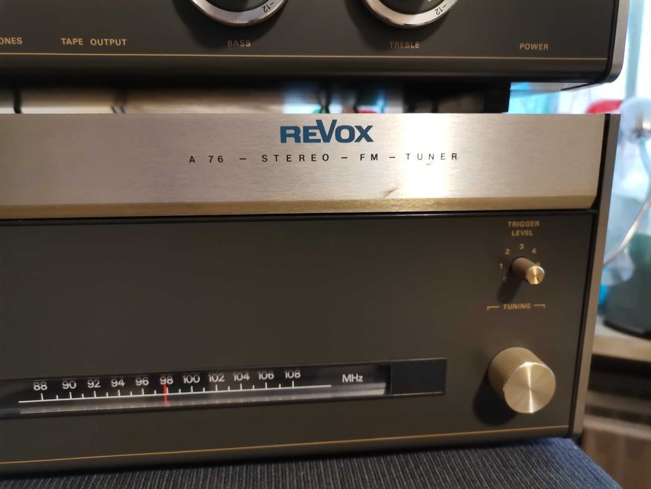 Zestaw REVOX z lat połowy lat 70-tych KLASYKA Hi-Fi