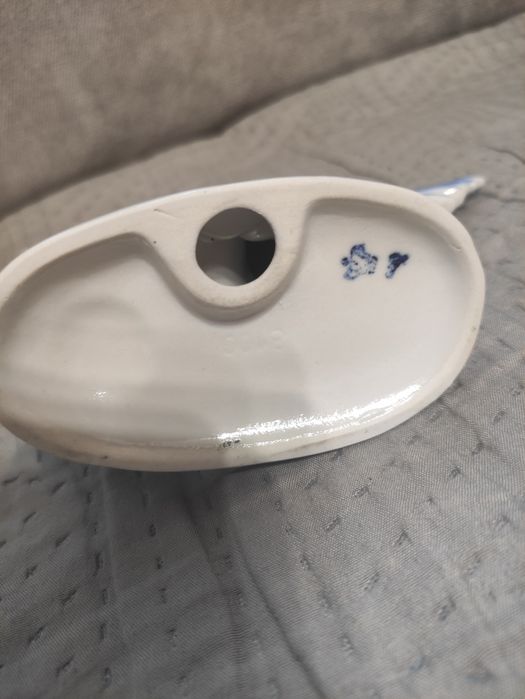 Porcelanowa figurka kogut z kurą Niemiecka