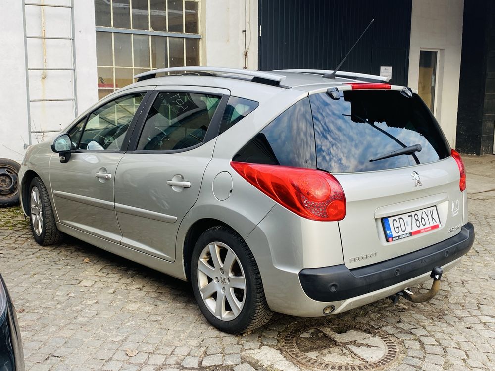 Peugeot 207 SW 1,6 B + LPG, bogata wersja, panorama, hak